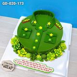  Bánh Sinh Nhật Áo Bộ Đội (GD-020-173) 