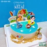  Bánh Sinh Nhật Gia Đình Du Lịch Biển (GD-020-185) 