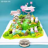  Bánh Sinh Nhật Gia Đình Thỏ (GD-020-191) 