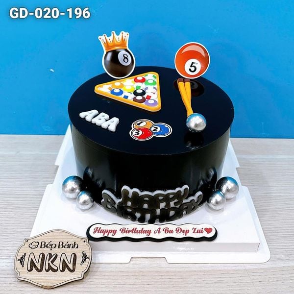  Bánh Sinh Nhật Bàn Bida (GD-020-196) 