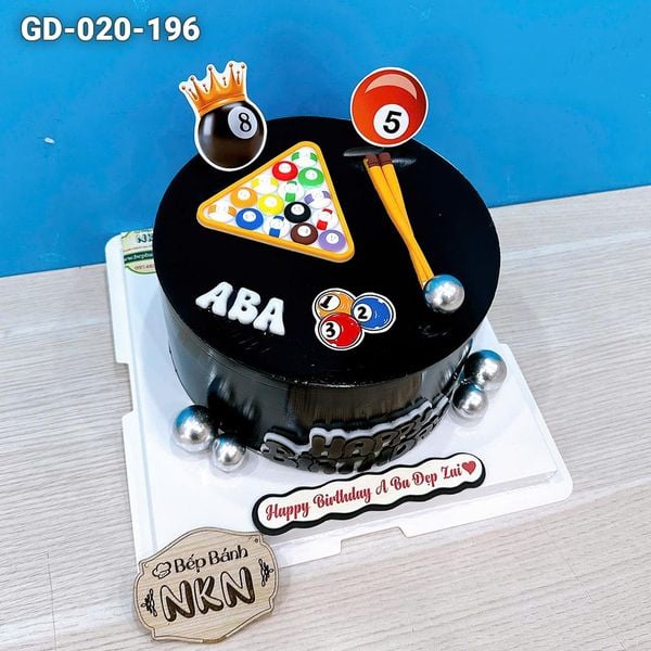  Bánh Sinh Nhật Bàn Bida (GD-020-196) 