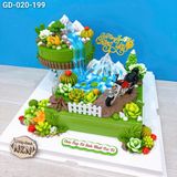  Tháp Bánh Xe Motor 2 Tầng (GD-020-199) 