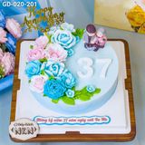  Bánh Kỷ Niệm Kết Hoa Ngày Cưới Ba Mẹ (GD-020-201) 