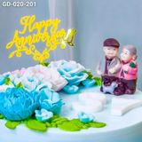  Bánh Kỷ Niệm Kết Hoa Ngày Cưới Ba Mẹ (GD-020-201) 