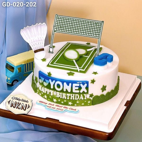  Bánh Sinh Nhật Chủ Đề Cầu Lông (GD-020-202) 
