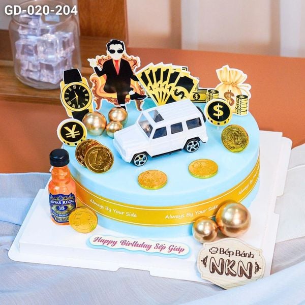  Bánh Sinh Nhật Phú Quý Cho Nam (GD-020-204) 