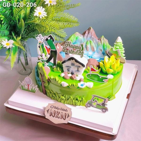  Bánh Sinh Nhật Chủ Đề Golf (GD-020-206) 
