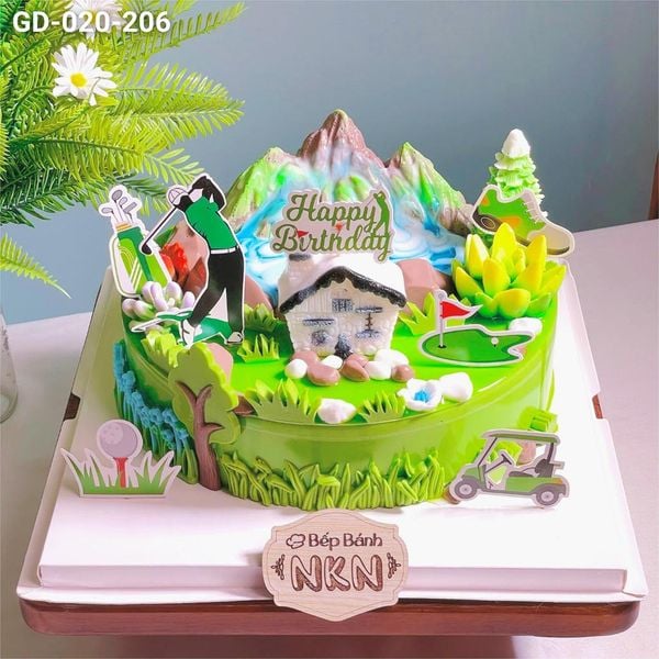  Bánh Sinh Nhật Chủ Đề Golf (GD-020-206) 
