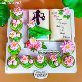  Bánh Sinh Nhật Hoa Sen Tặng Mẹ (GD-020-207) 