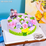  Bánh Kỷ Niệm Ông Bà Dạo Vườn Hoa (GD-020-210) 