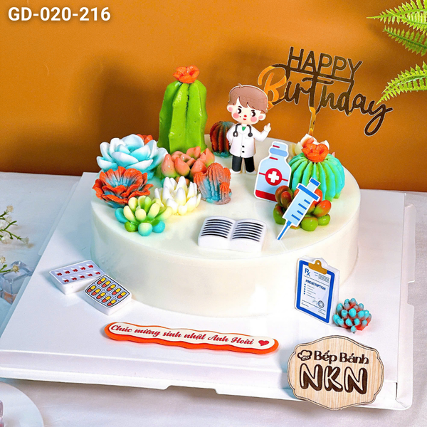  Bánh Sinh Nhật Bác Sĩ (GD-020-216) 