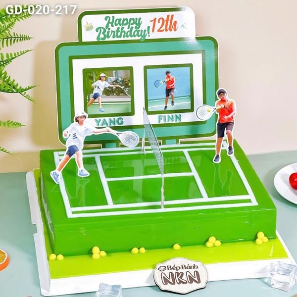  Bánh Sinh Nhật Chủ Đề Sân Cầu Lông (GD-020-217) 