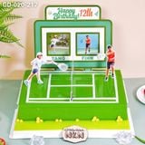  Bánh Sinh Nhật Chủ Đề Sân Cầu Lông (GD-020-217) 