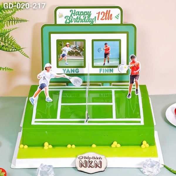  Bánh Sinh Nhật Chủ Đề Sân Cầu Lông (GD-020-217) 