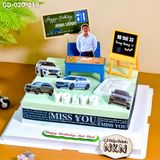  Bánh Sinh Nhật Tặng Sếp Thích Siêu Xe (GD-020-219) 