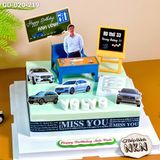  Bánh Sinh Nhật Tặng Sếp Thích Siêu Xe (GD-020-219) 