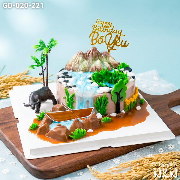  Bánh Sinh Nhật Đồng Quê Tặng Bố (GD-020-221) 