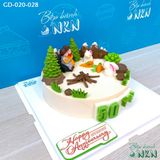  Bánh Kỷ Niệm Ngày Cưới Mẫu Rừng Thông (GD-020-028) 