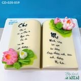  Bánh Kỷ Niệm Tặng Cha Mẹ (GD-020-059) 