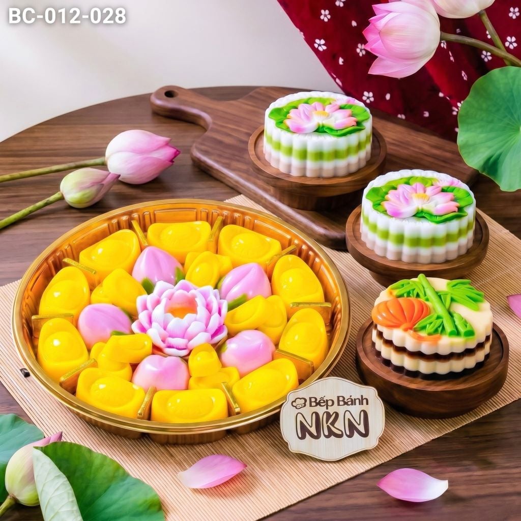  Set Bánh Cúng Liên Hoa Sung Túc (BC-012-028) 
