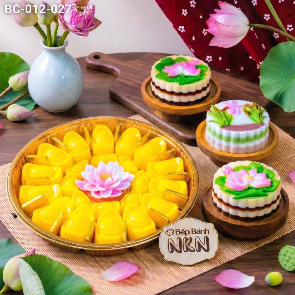 Set Bánh Cúng Liên Hoa Phú Quý (BC-012-027) 