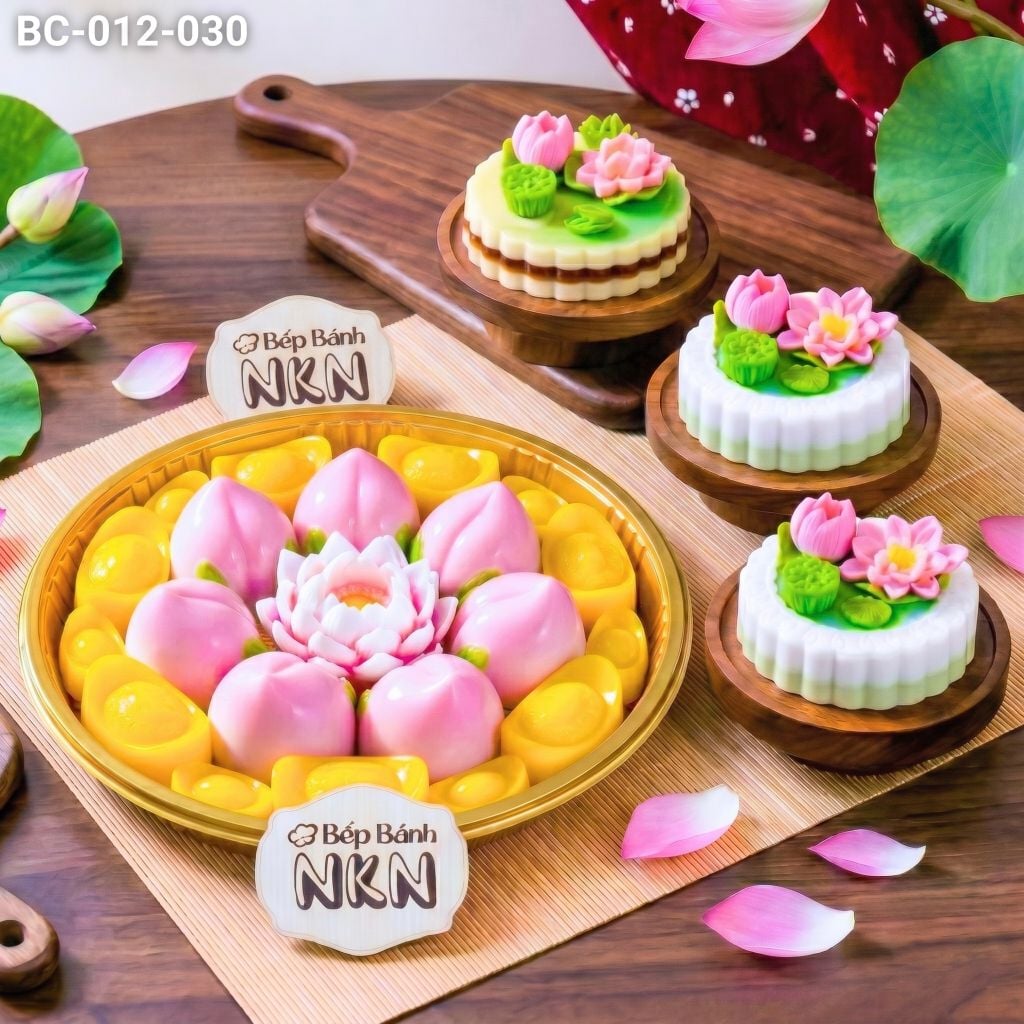  Set Bánh Cúng Liên Hoa Phúc Lộc (BC-012-030) 