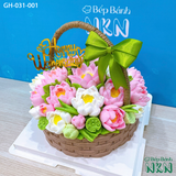  Giỏ Bánh Hoa Sen Quà Tặng 20/10 (GH-031-001) 