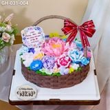  Giỏ Bánh Hoa Hồng Quà Tặng (GH-031-004) 
