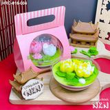  Hộp Bánh Hồ Sen Mini Vàng (HRC-016-004) 