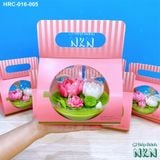  Hộp Bánh Hồ Sen Mini Hồng (HRC-016-005) 