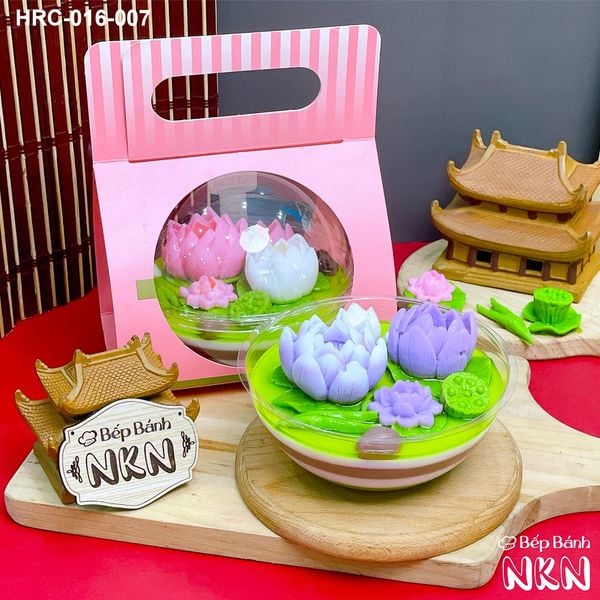  Hộp Bánh Hồ Sen Mini Tím (HRC-016-007) 