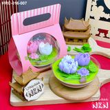  Hộp Bánh Hồ Sen Mini Tím (HRC-016-007) 