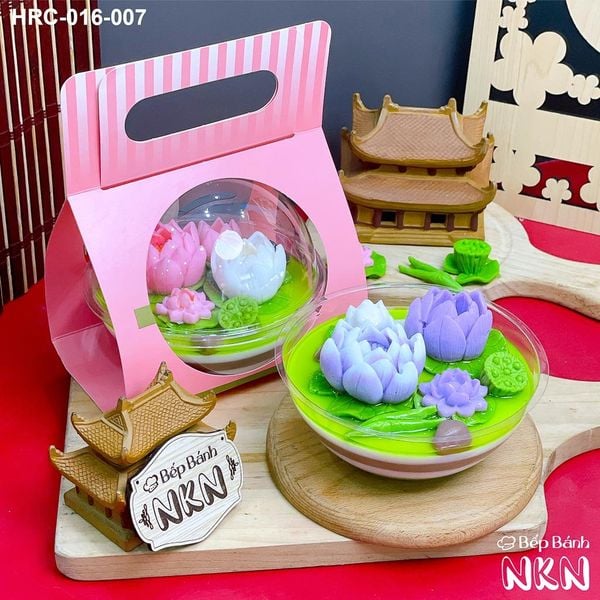  Hộp Bánh Hồ Sen Mini Tím (HRC-016-007) 