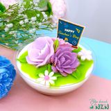  Hộp Bánh Quà Tặng Hoa Tím (HRC-016-038) 