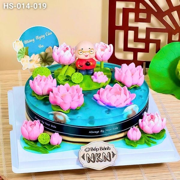  Bánh Hồ Sen Mừng Thọ Ông, Cha (HS-014-019) 