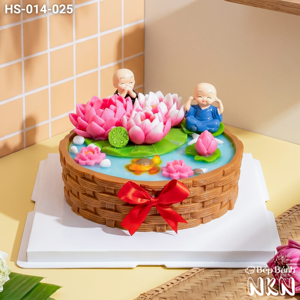  Bánh Hồ Sen 2 Chú Tiểu Vô Ưu (HS-014-025) 