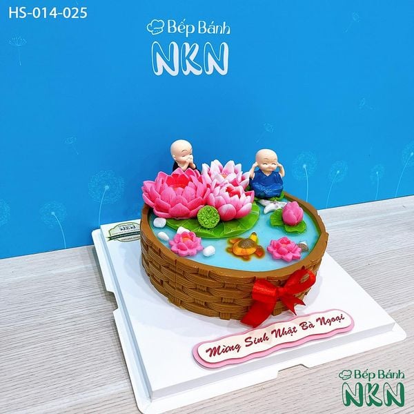  Bánh Hồ Sen 2 Chú Tiểu Vô Ưu (HS-014-025) 