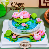  Bánh Quà Tặng Hồ Sen Cá Lội (HS-014-056) 