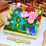  Bánh Kỷ Niệm Hồ Sen Cá Lội (HS-014-060) 