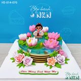 Bánh Sinh Nhật Hồ Sen Cá Lội (HS-014-070) 