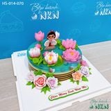  Bánh Sinh Nhật Hồ Sen Cá Lội (HS-014-070) 