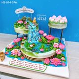 Siêu Tháp Bánh Hồ Sen Cá Lội Dâng Lễ (HS-014-076) 