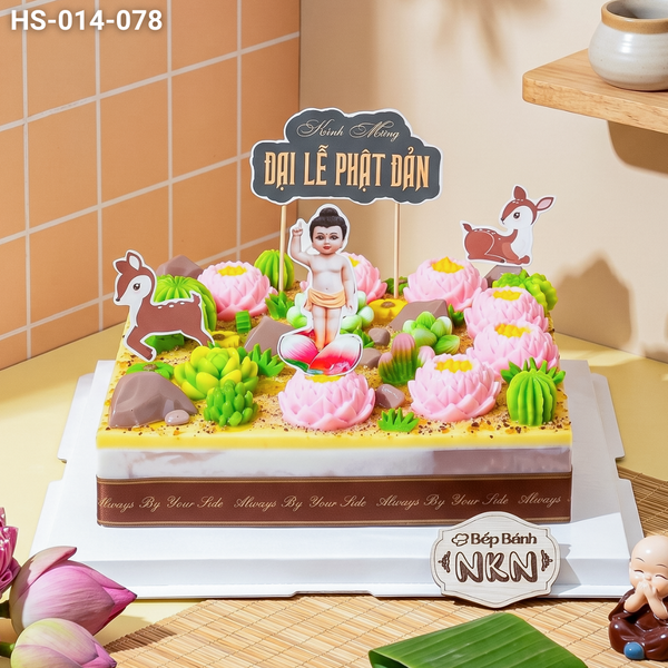  Bánh Hoa Sen Mừng Đại Lễ Phật Đản (HS-014-078) 