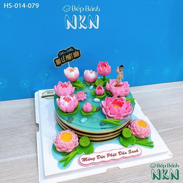  Bánh Hoa Sen Mừng Đại Lễ Phật Đản (HS-014-079) 