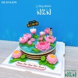  Bánh Hoa Sen Mừng Đại Lễ Phật Đản (HS-014-079) 