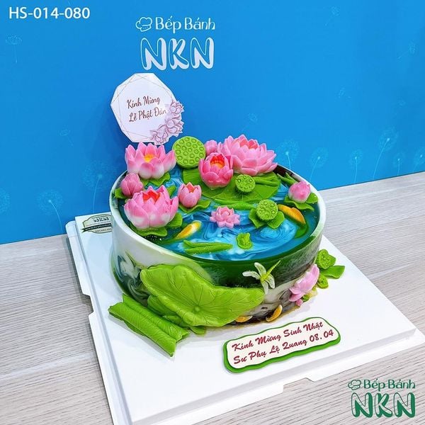  Bánh Hoa Sen Mừng Đại Lễ Phật Đản (HS-014-080) 