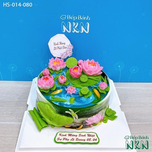  Bánh Hoa Sen Mừng Đại Lễ Phật Đản (HS-014-080) 