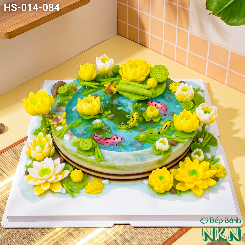  Bánh Cúng Dường Hồ Sen Cá Lội (HS-014-084) 