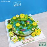  Bánh Cúng Dường Hồ Sen Cá Lội (HS-014-084) 