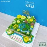  Bánh Kỷ Niệm Hồ Sen Cá Lội Tặng Ông Bà (HS-014-085) 